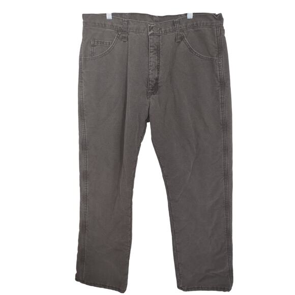 Wrangler Fleece lined Pants 36x30 Workwear outdoors Cowboy Classic Warm - Picture 1 of 6